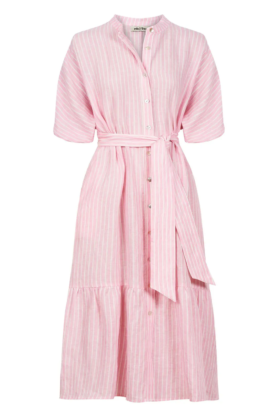 Cameo Sojourn Stripe Linen Dress