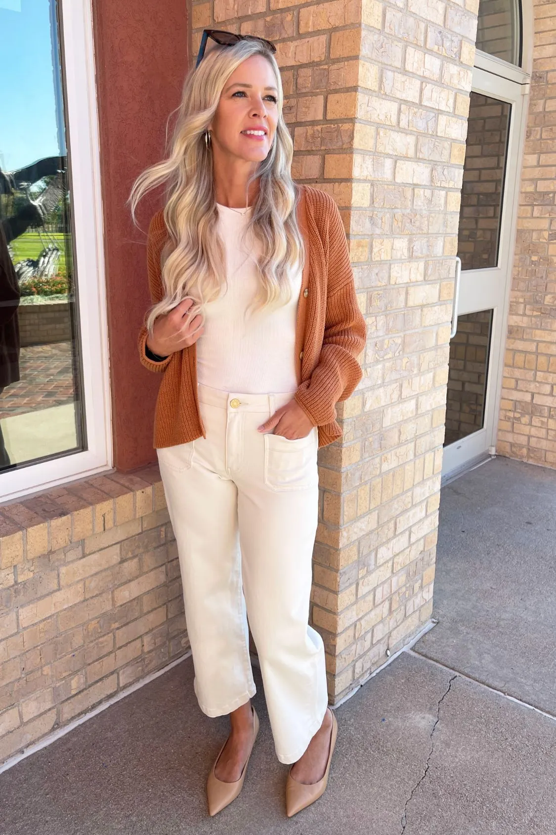 Charlotte High Rise Wide Leg Patch Pkt