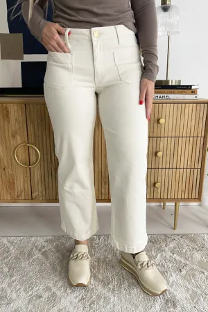 Charlotte High Rise Wide Leg Patch Pkt