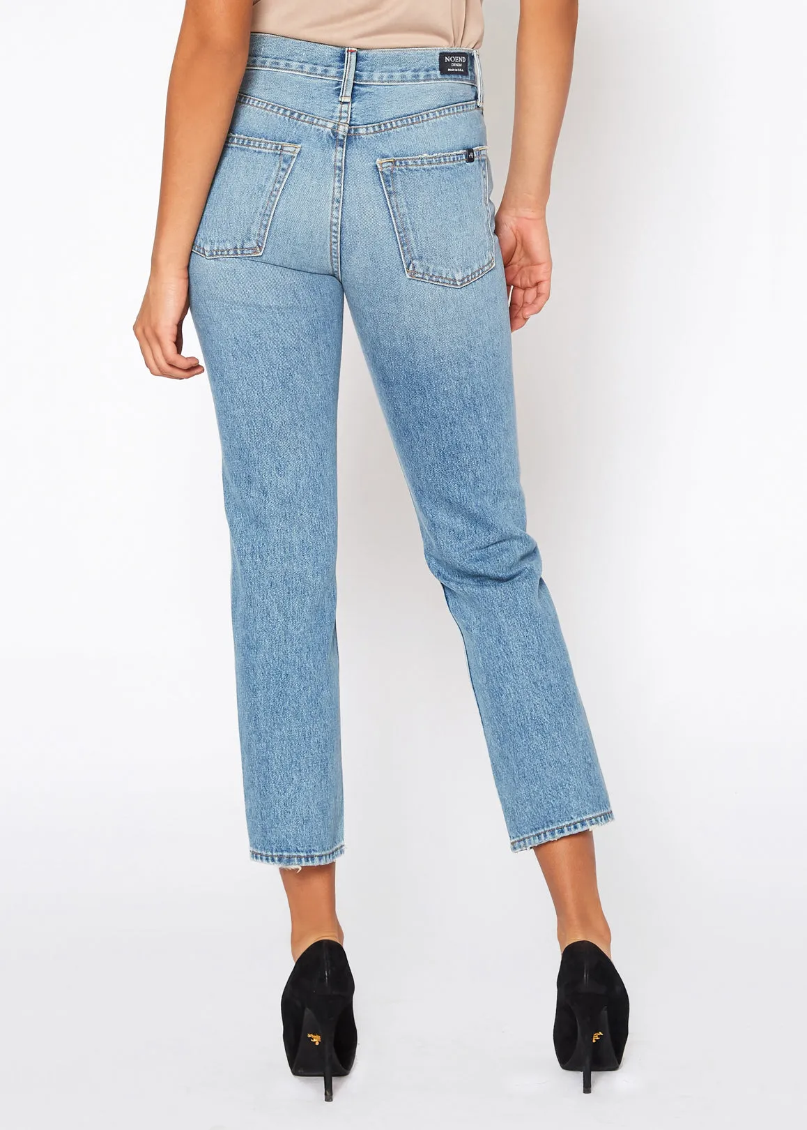 Claude High Rise Crop Straight