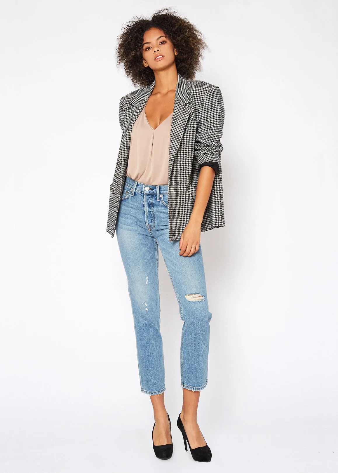 Claude High Rise Crop Straight