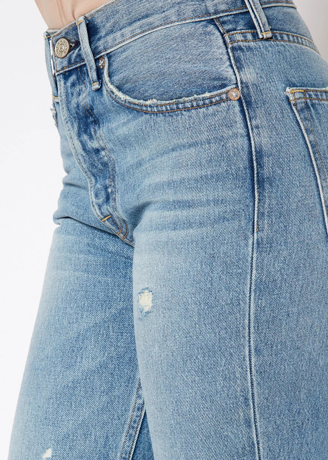 Claude High Rise Crop Straight