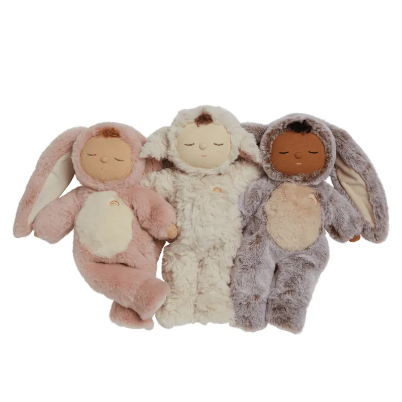 Cozy Dinkum Doll | Bunny Muffin Cocoa Cream by Olliella