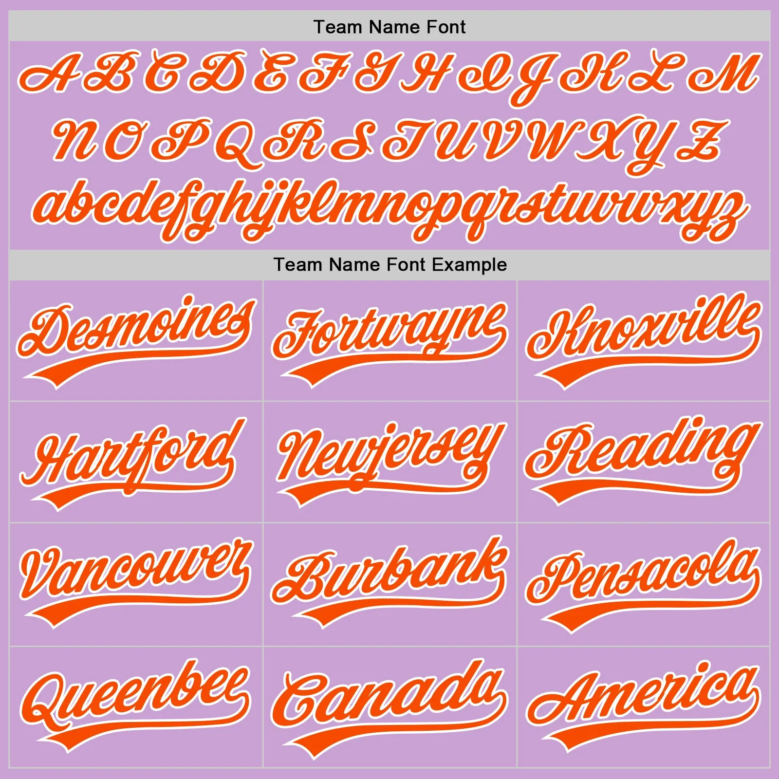 Custom Light Purple Orange-White Authentic Baseball Jersey
