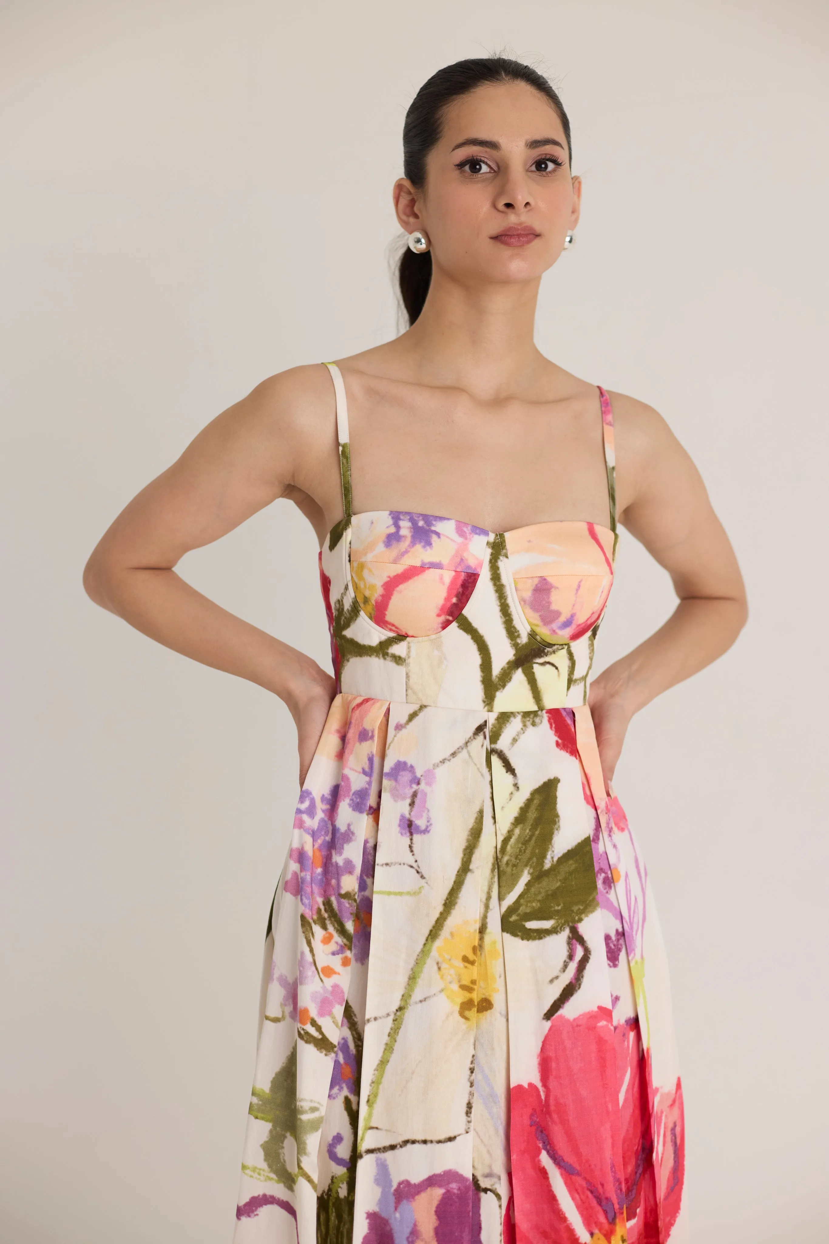 Dolly White Bralette Dress