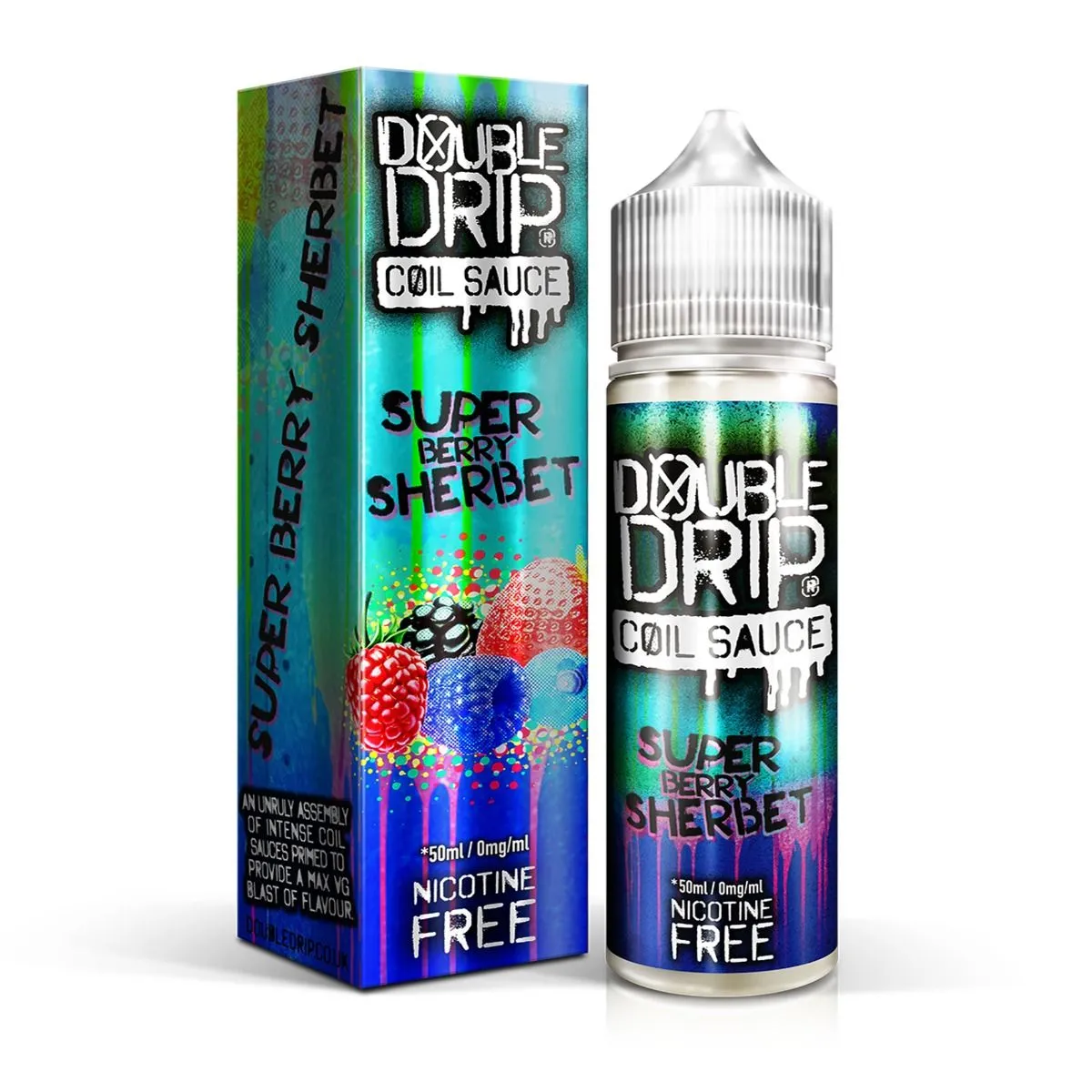 Double Drip Superberry Sherbert 50ML 0MG