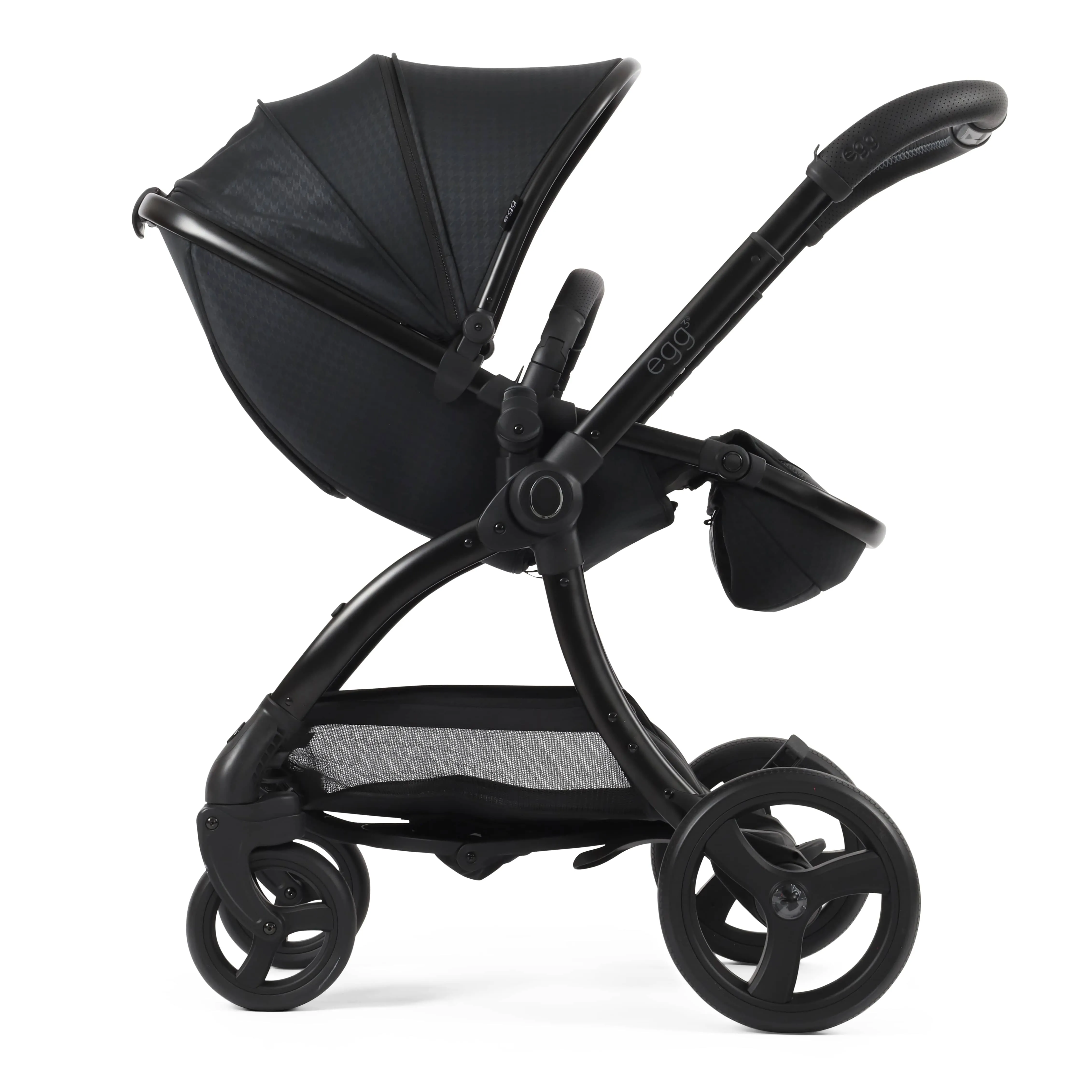 egg3 Pram Bundle Houndstooth Black Special Edition