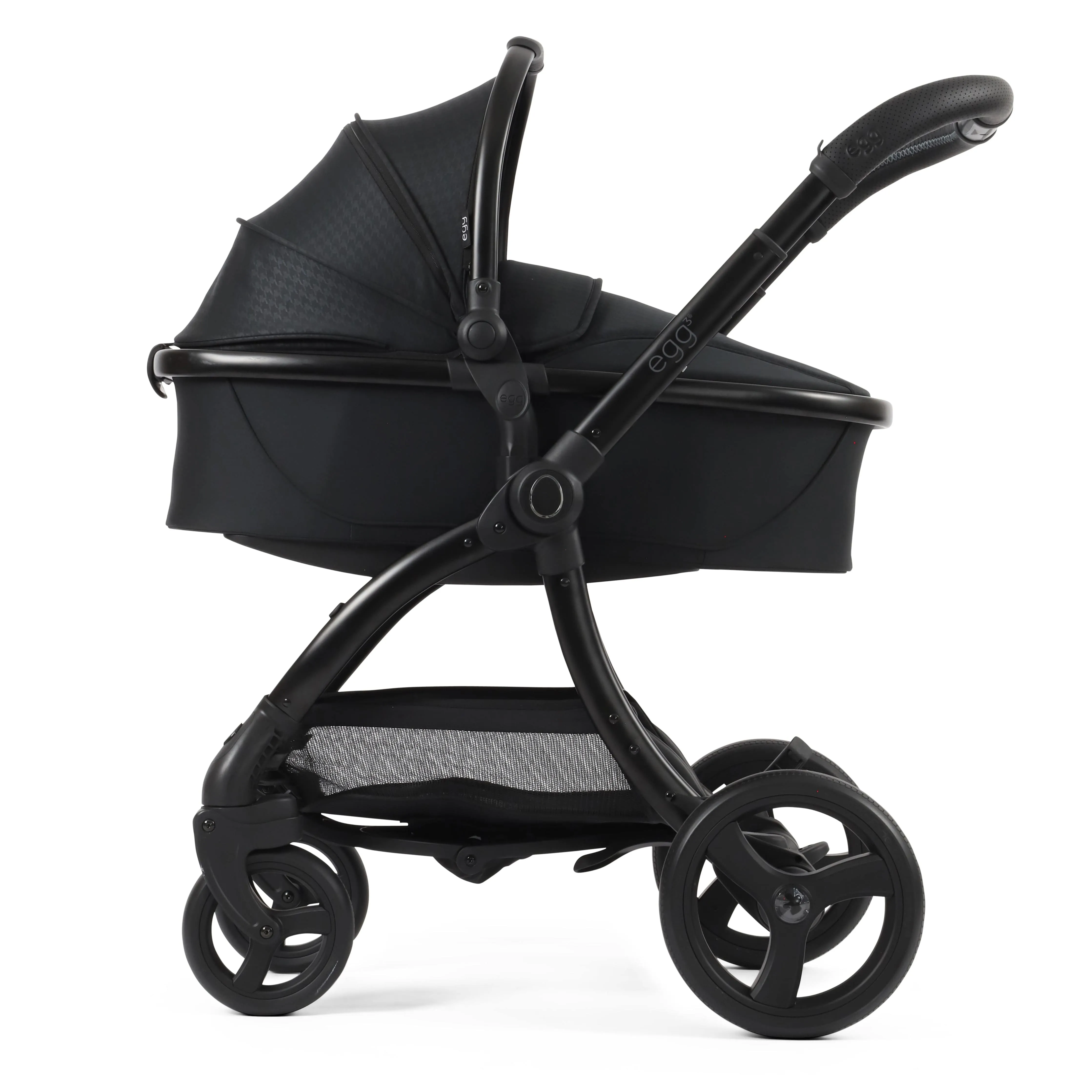egg3 Pram Bundle Houndstooth Black Special Edition