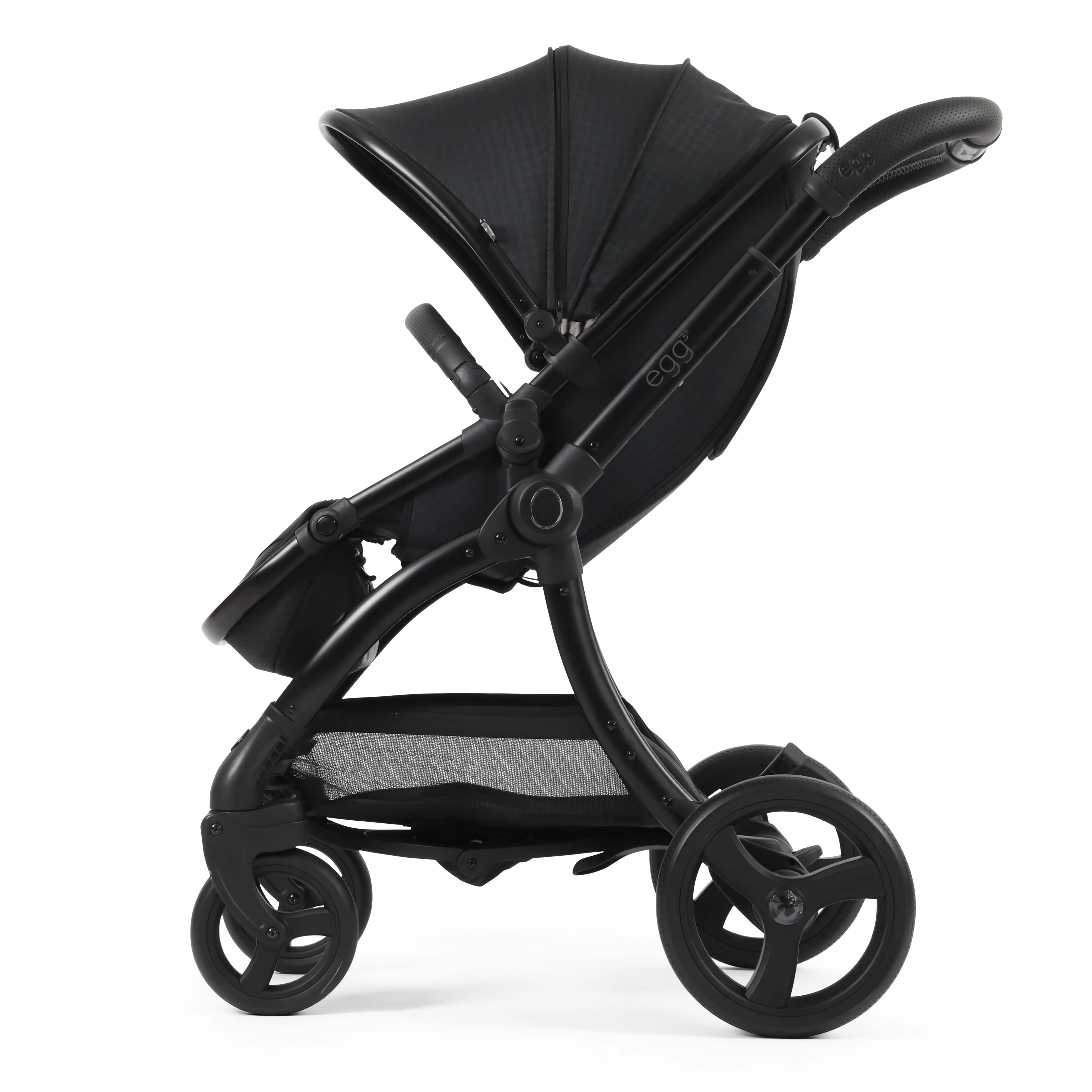egg3 Pram Bundle Houndstooth Black Special Edition