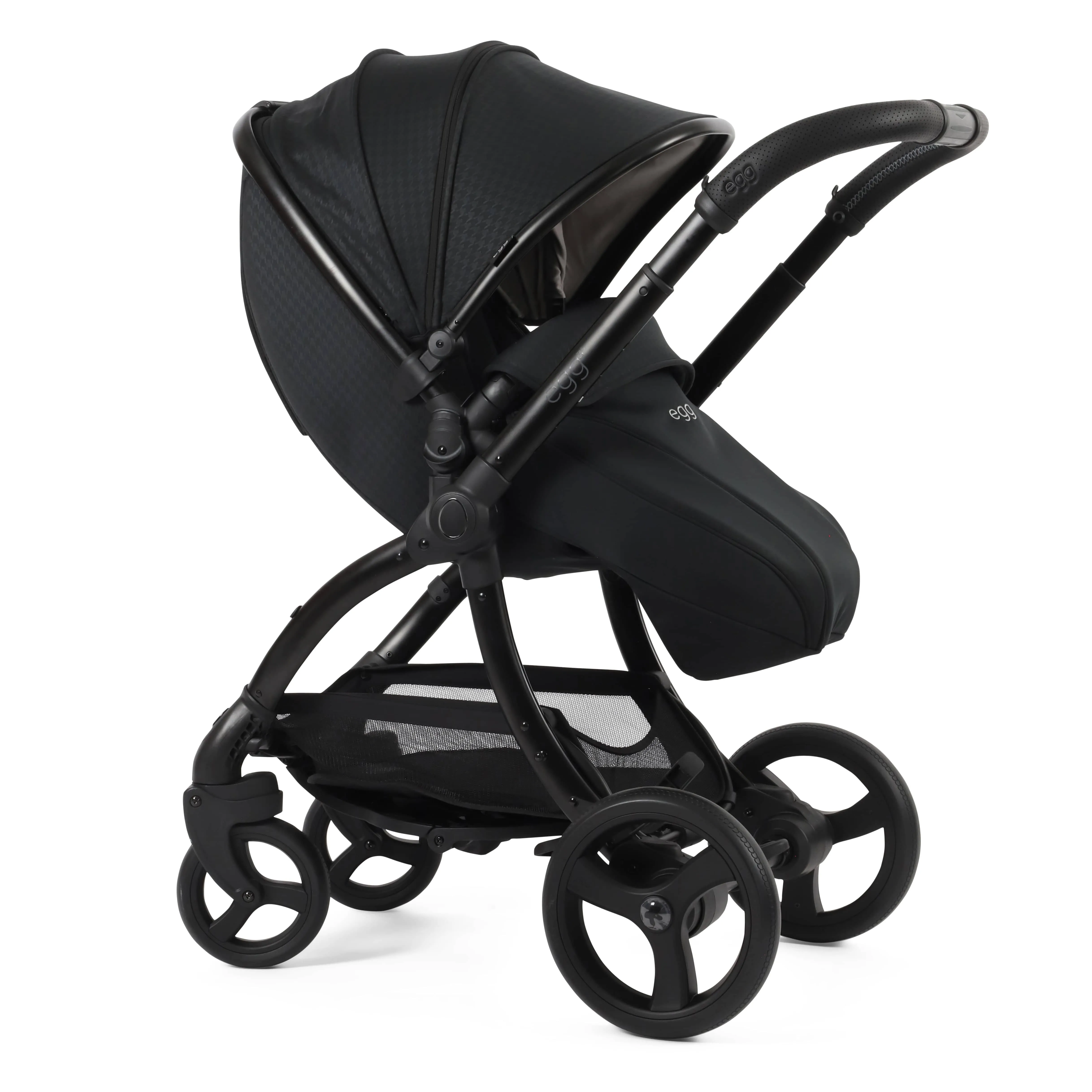 egg3 Pram Bundle Houndstooth Black Special Edition