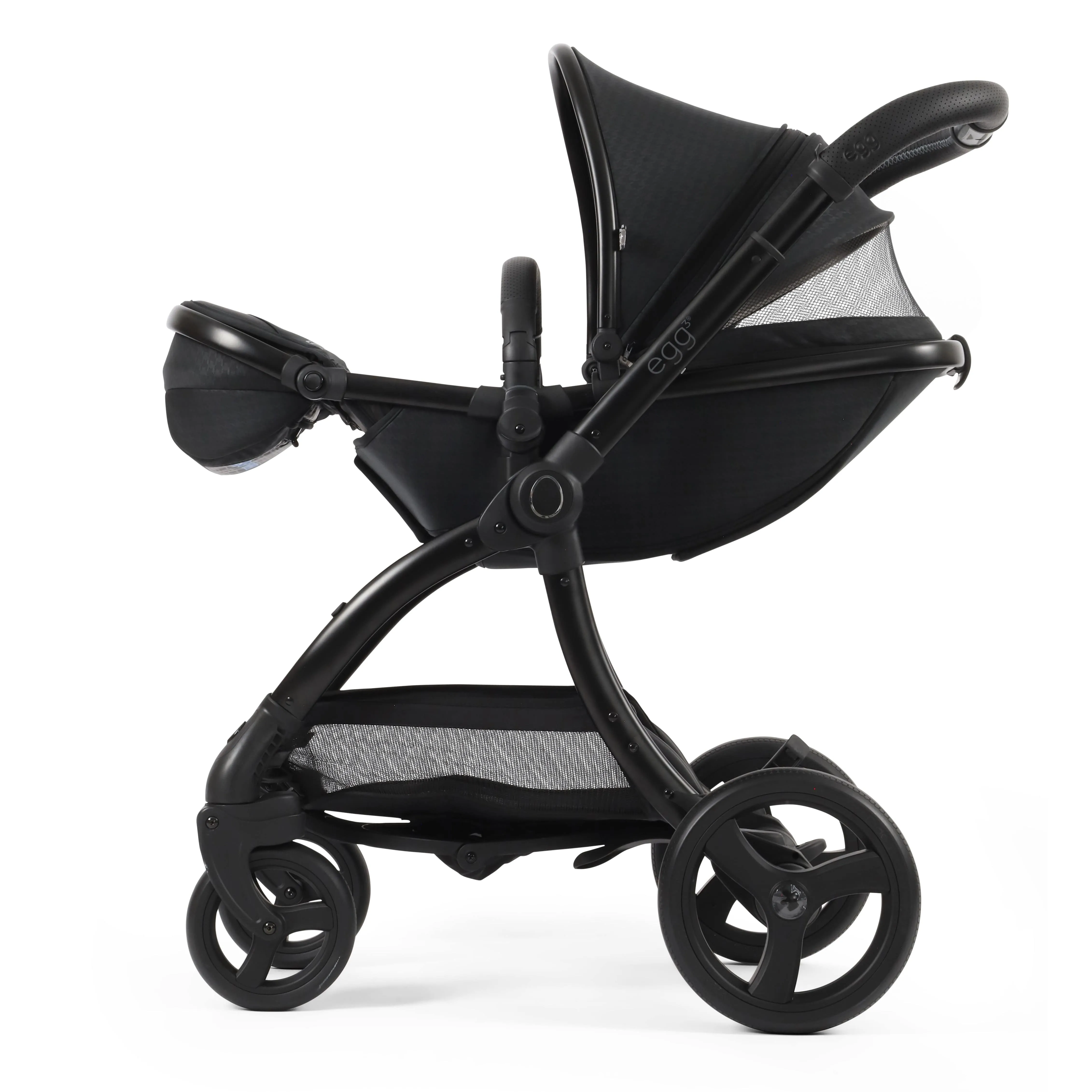 egg3 Pram Bundle Houndstooth Black Special Edition