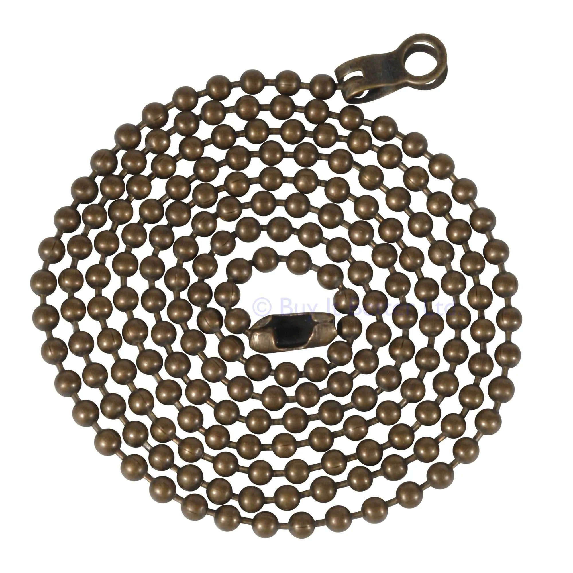 ElekTek Light Pull Chain Extension With Ball Chain Connector 800mm Long