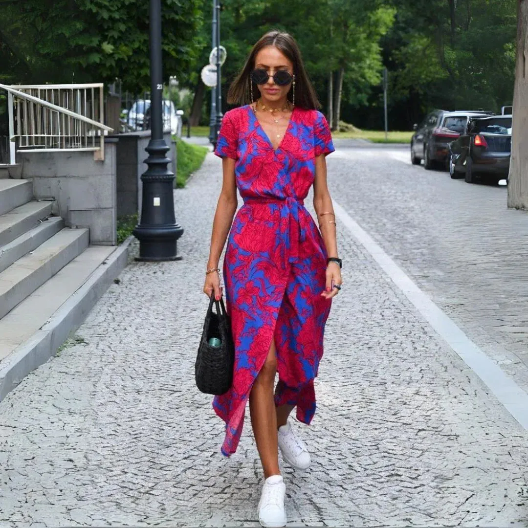 Eva | Stylish V-neck Dress