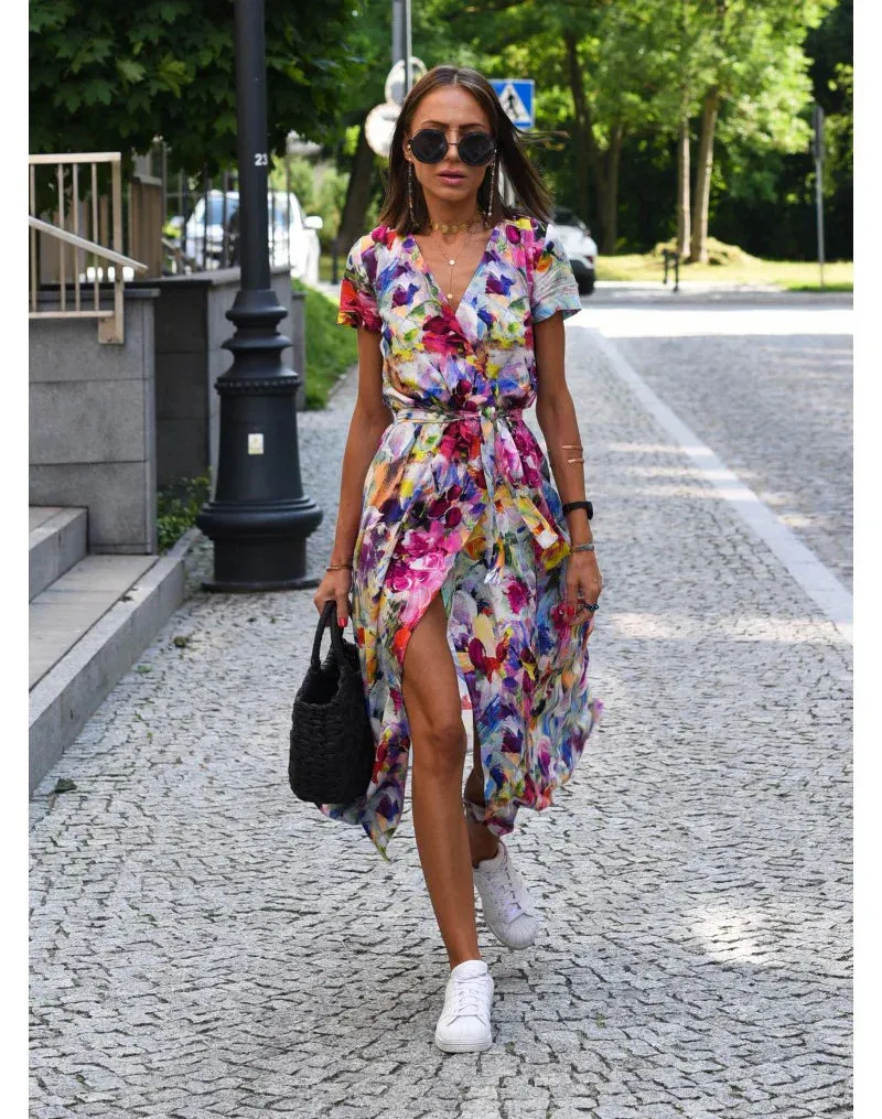 Eva | Stylish V-neck Dress