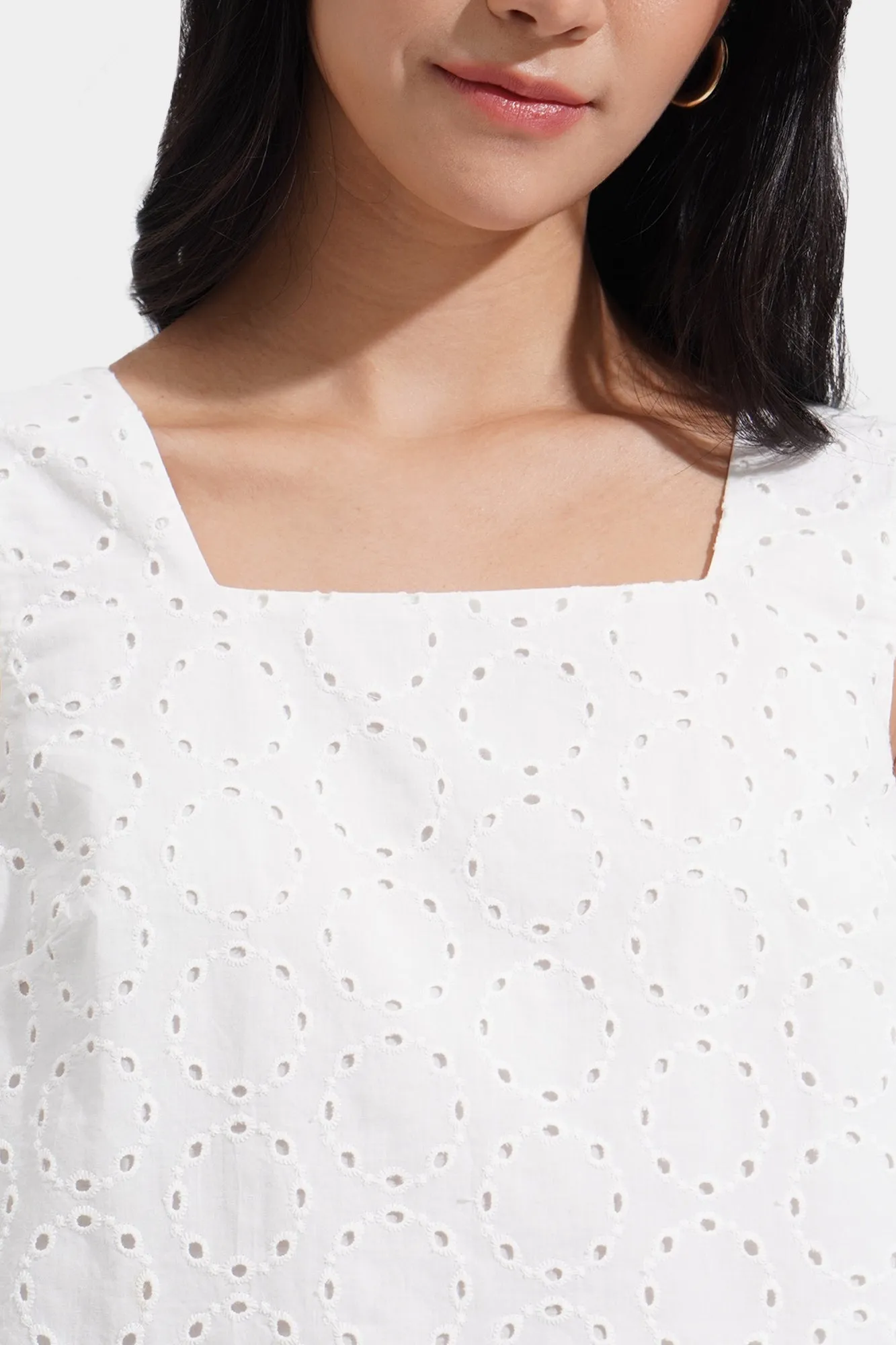 Eyelet Top