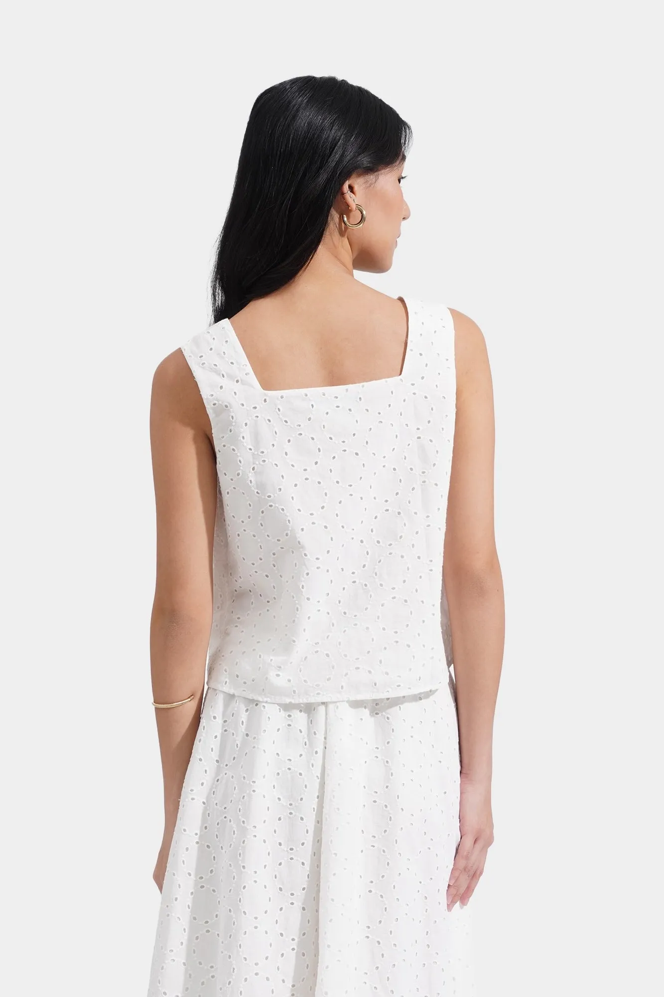 Eyelet Top
