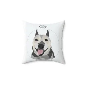 Faux Suede Square Pillow