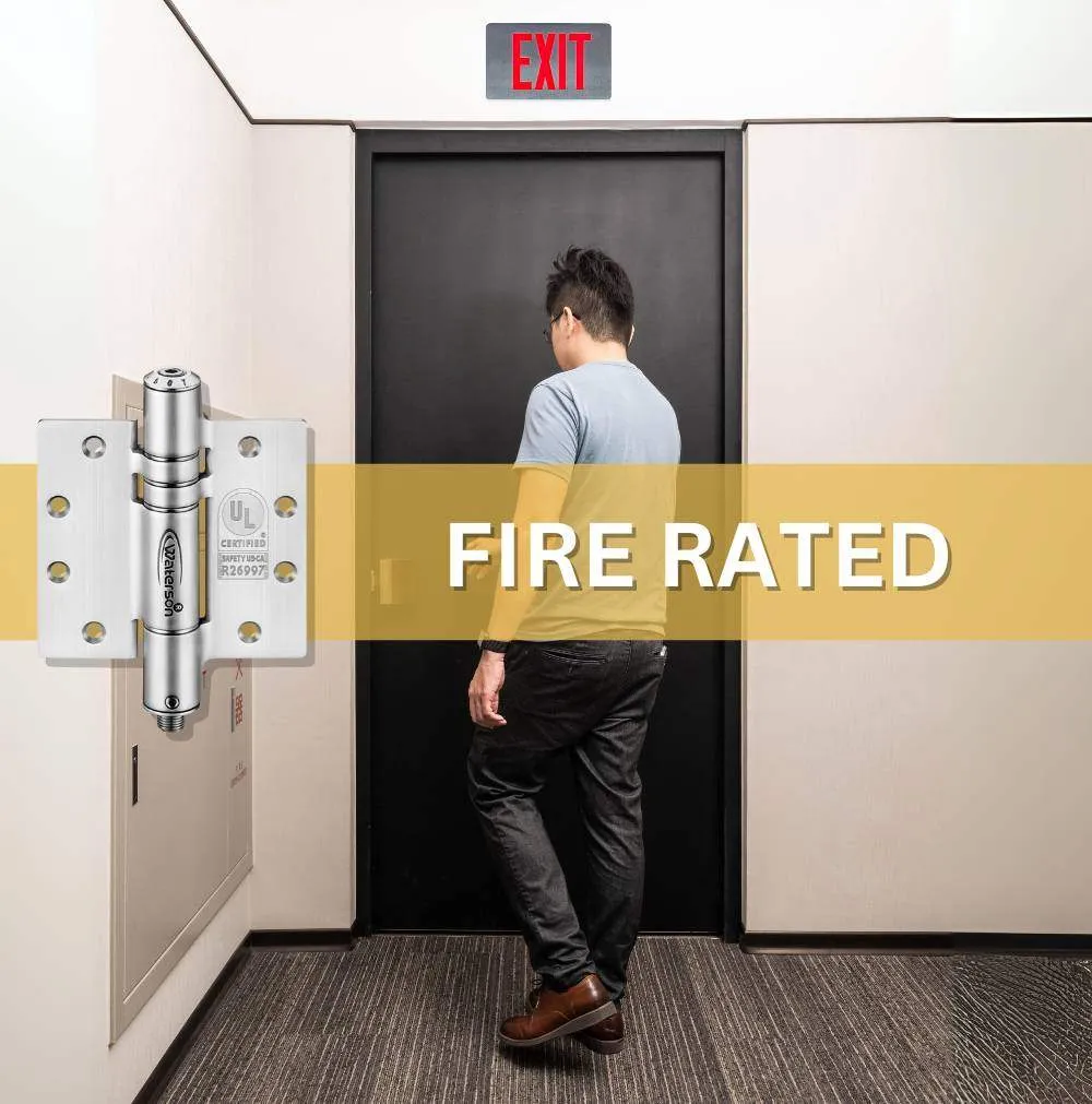 Fire Rated Self Closing Hinges | 7ft | SS304 | K51M-450-B3 | 3 Pack