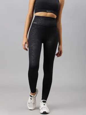 Fitkin Women's Snake Print High Waist Basic Core Tights
