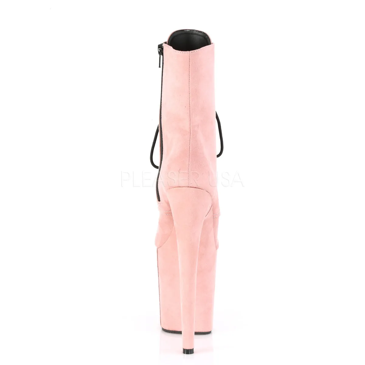FLAMINGO-1020FS  Baby Pink Faux Suede/Baby Pink Faux Suede