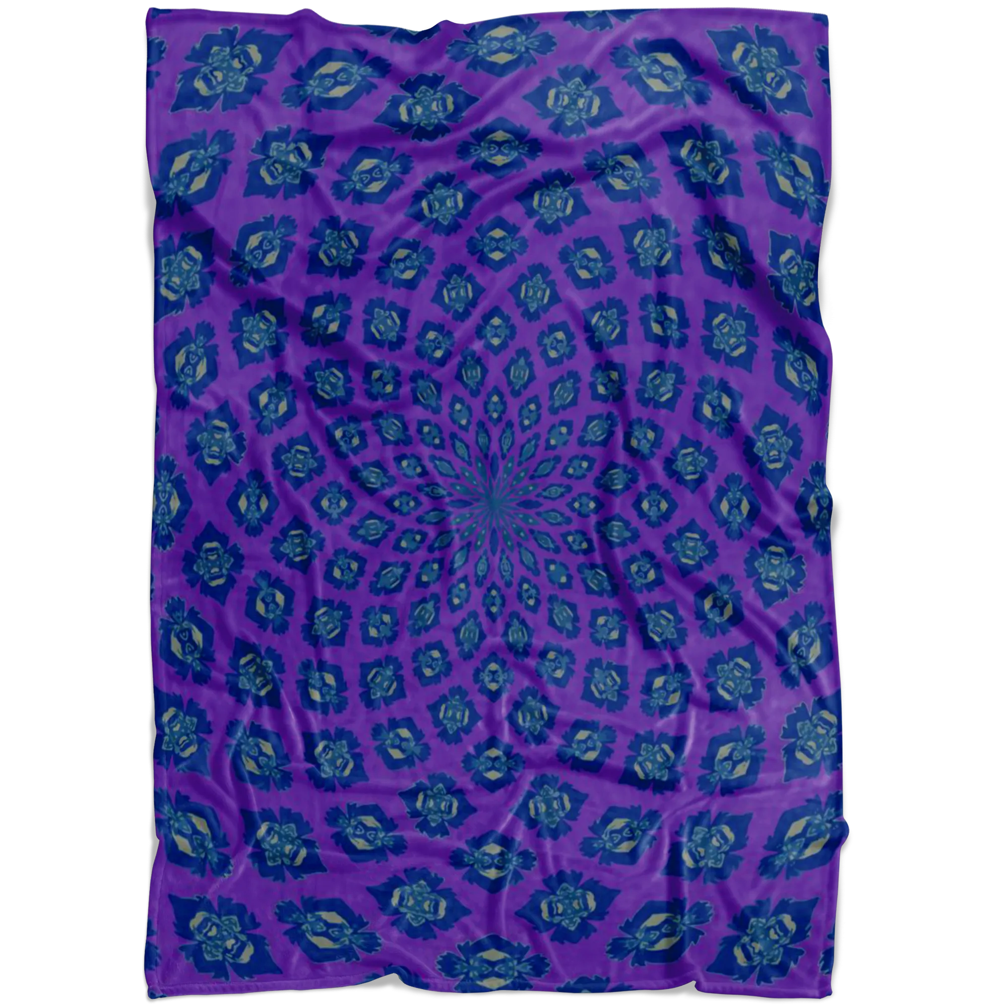 Flower Pattern Fleece