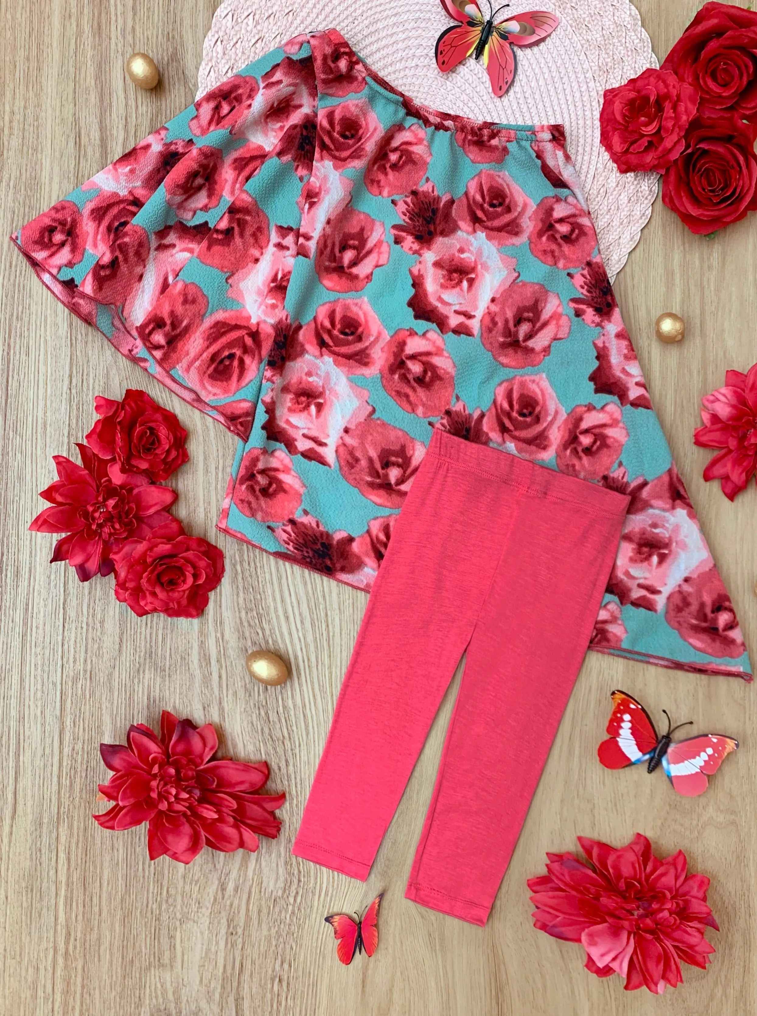 Flower Shower Legging Set