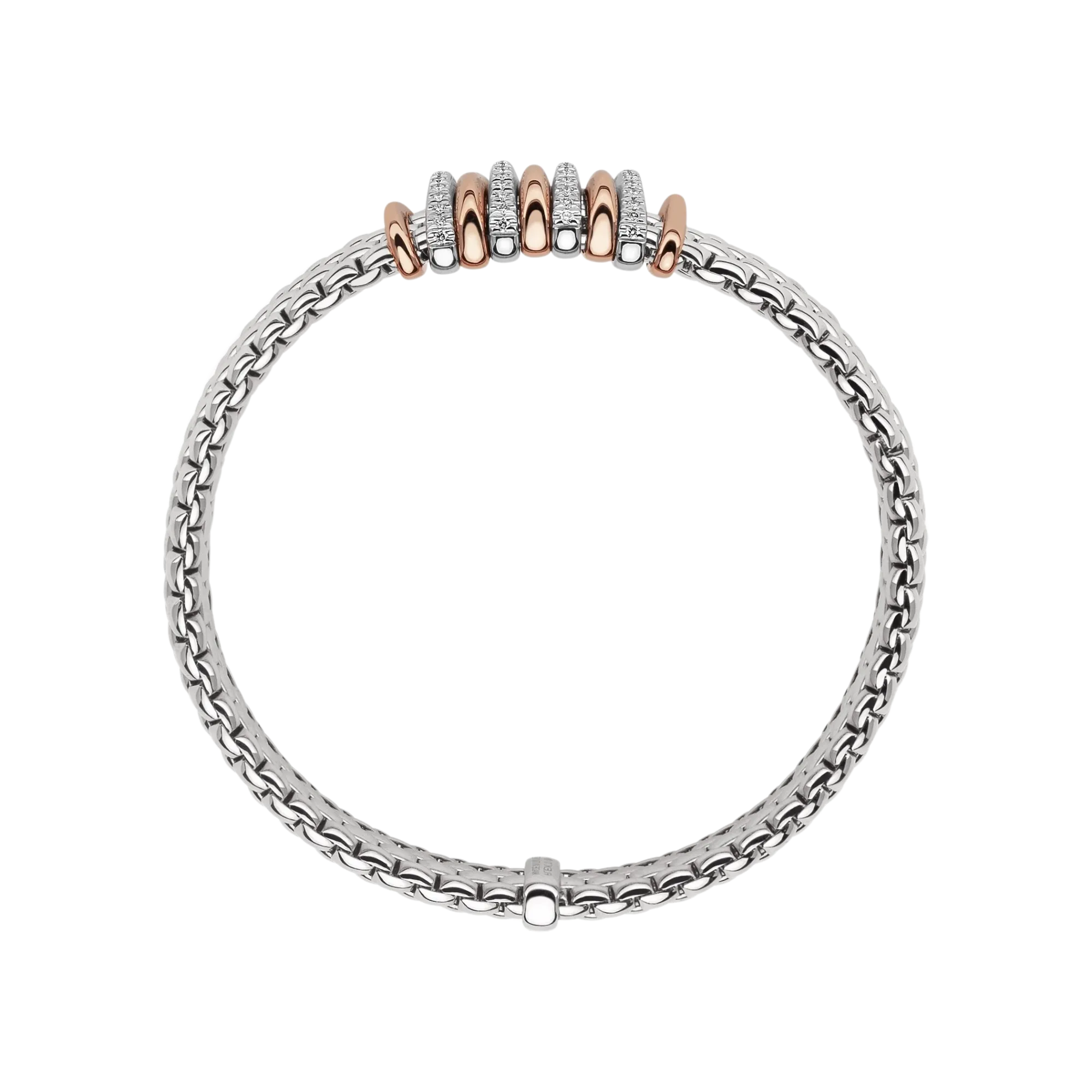 Fope Panorama Flex'it bracelet with diamonds