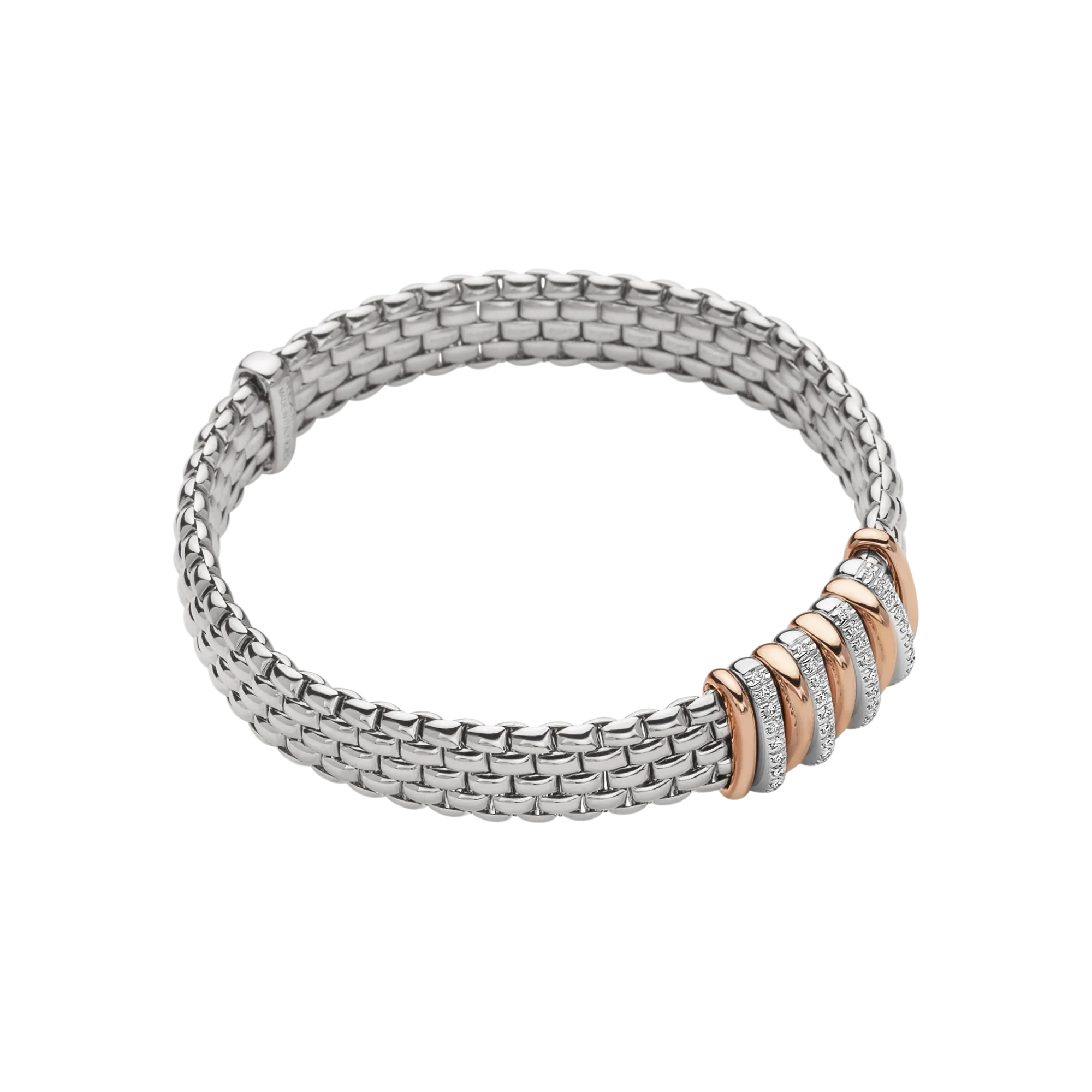 Fope Panorama Flex'it bracelet with diamonds