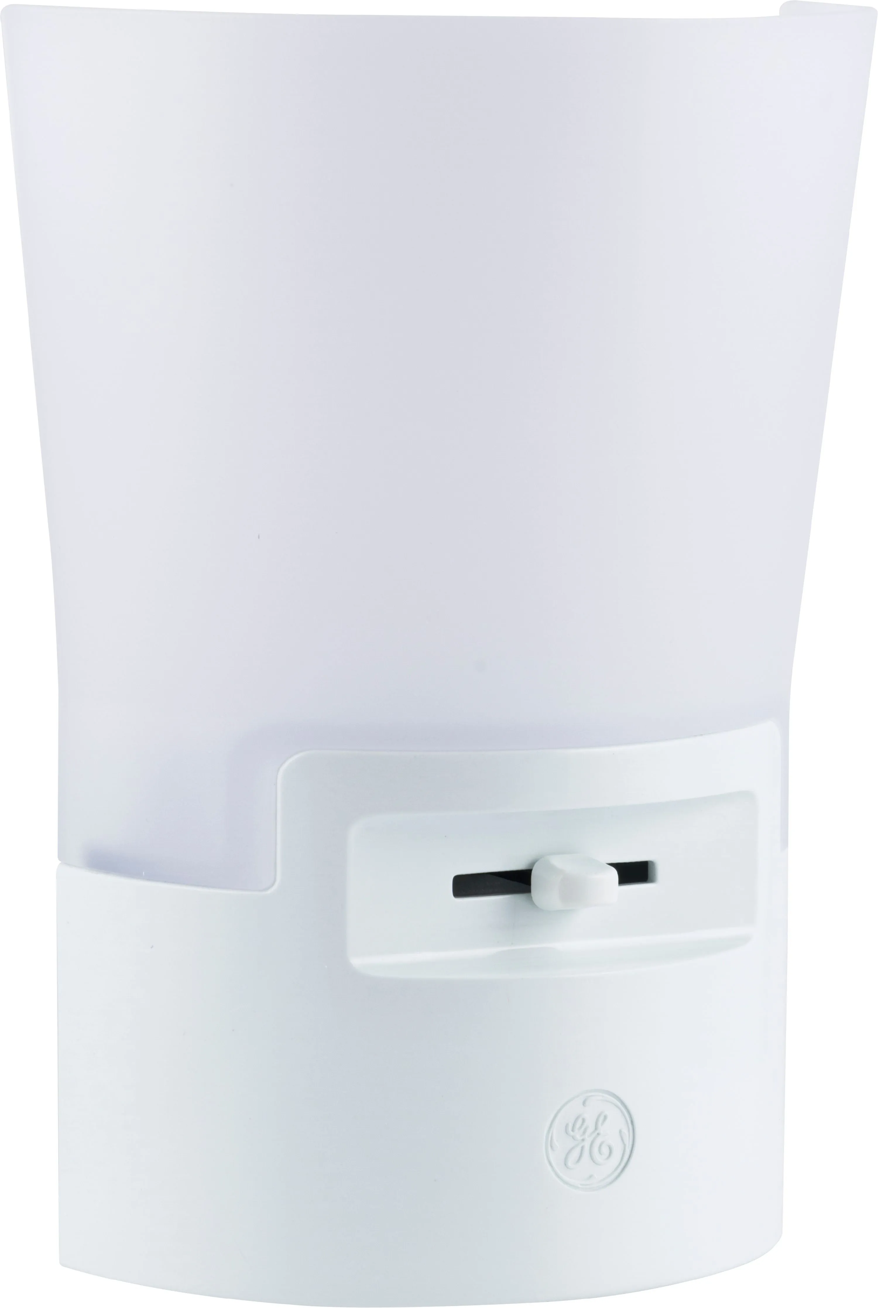 GE Ultrabrite Sconce Night LED Light, Dimmable, Plug-In, Dusk-To-Dawn, White