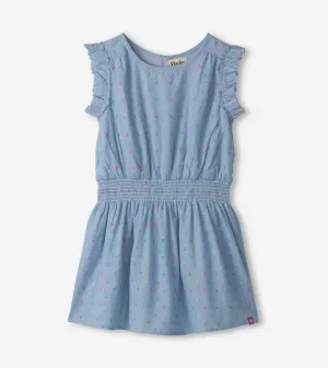 Girls Chambray Woven Play Dress