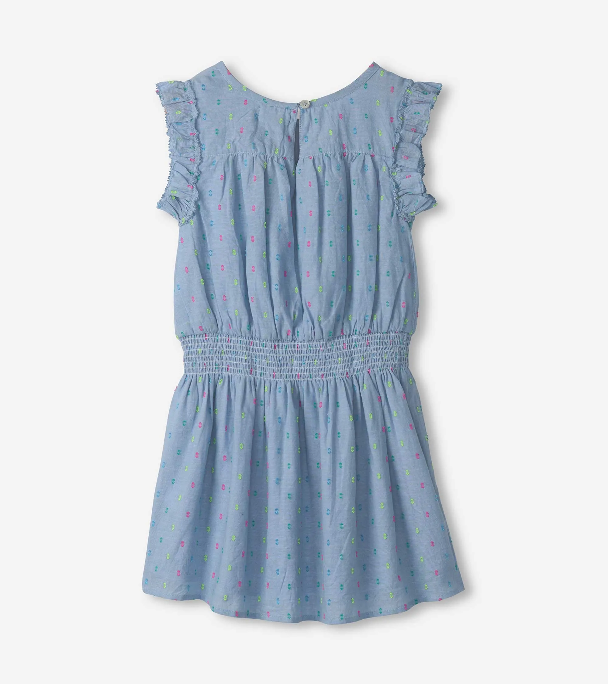 Girls Chambray Woven Play Dress