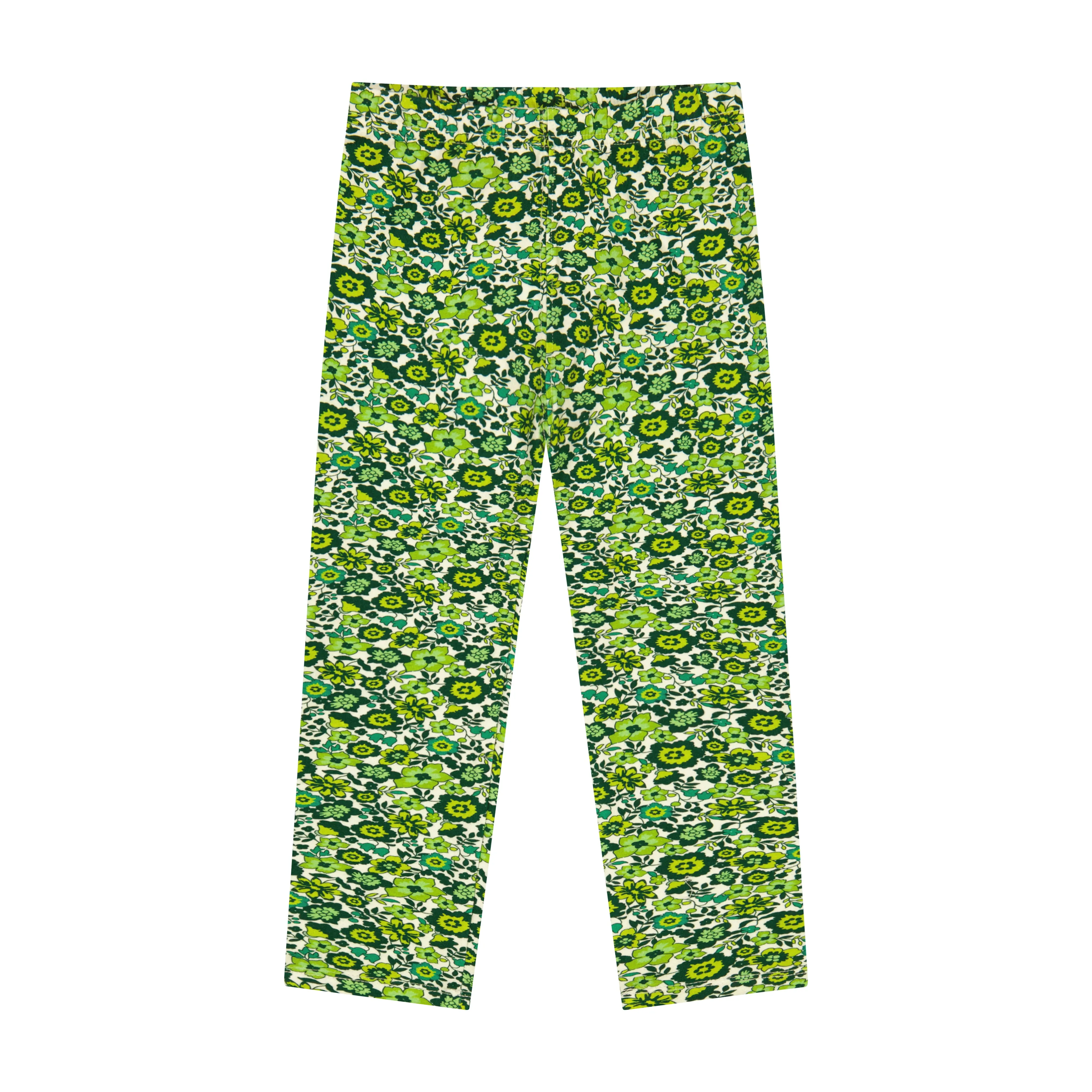 Green Floral Legging