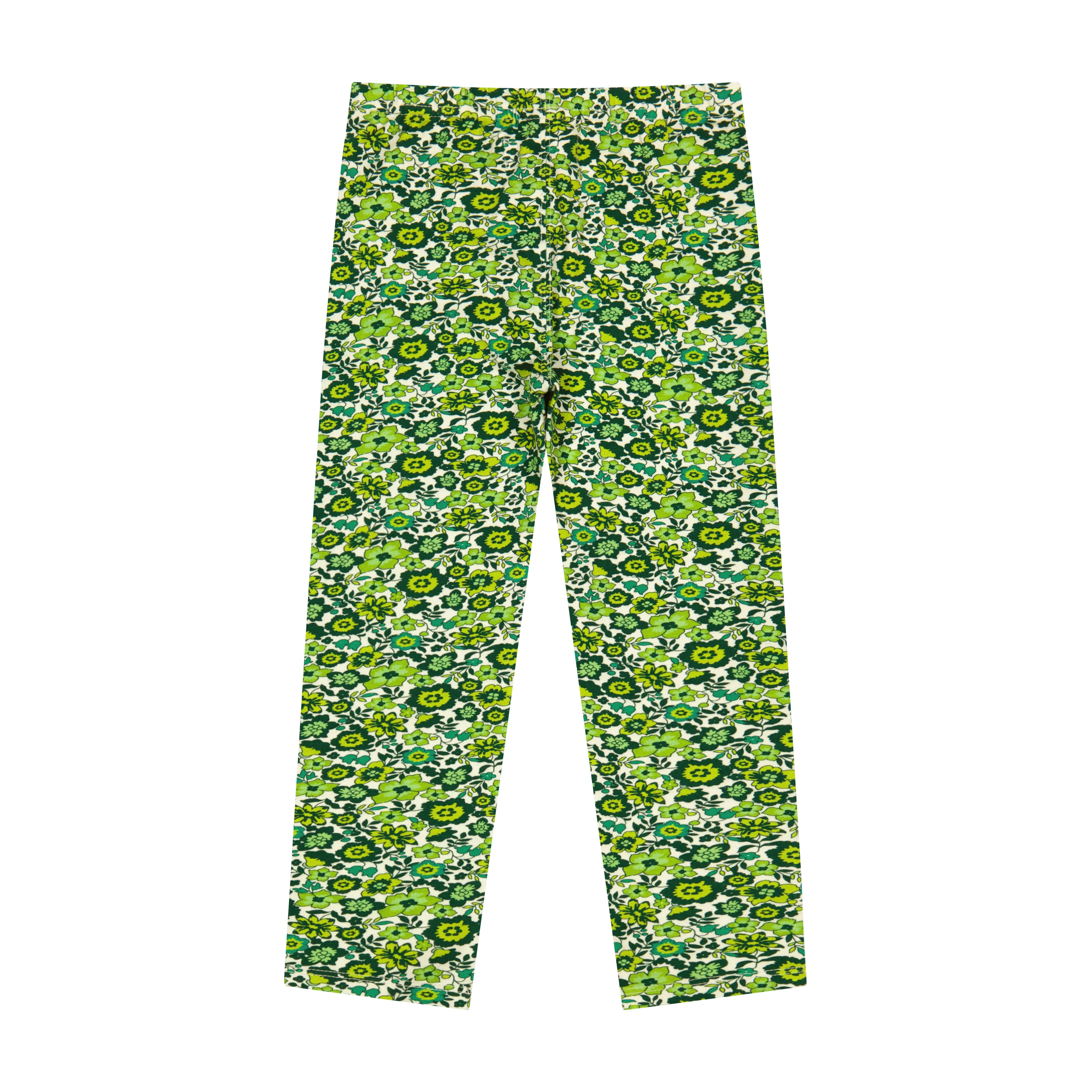 Green Floral Legging