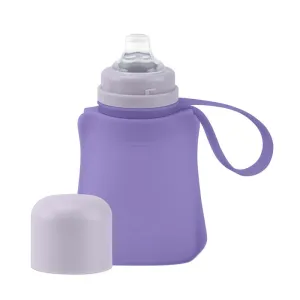 Green Sprouts Silicone and Sprout Ware® Sip & Straw Pocket (8 oz.) - Violet 6M 
