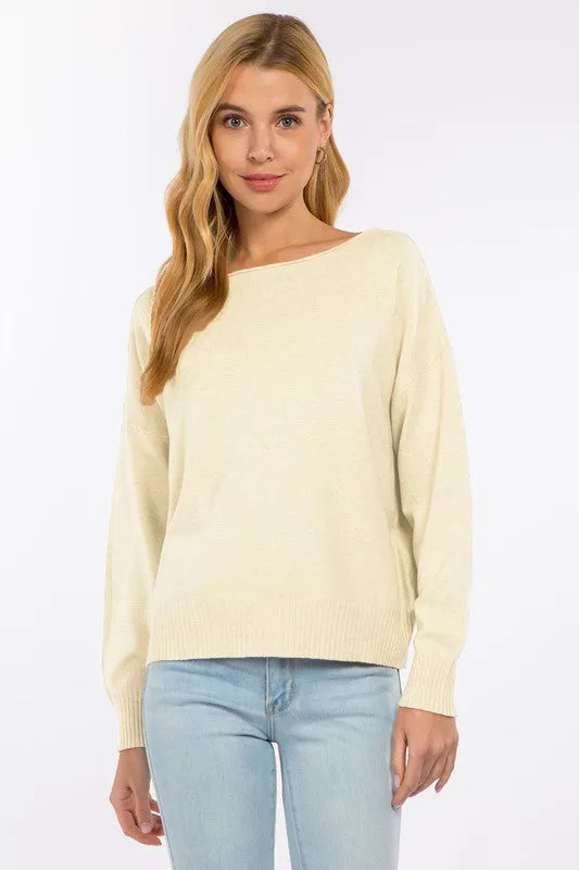 Hamptons Boat Neck Sweater