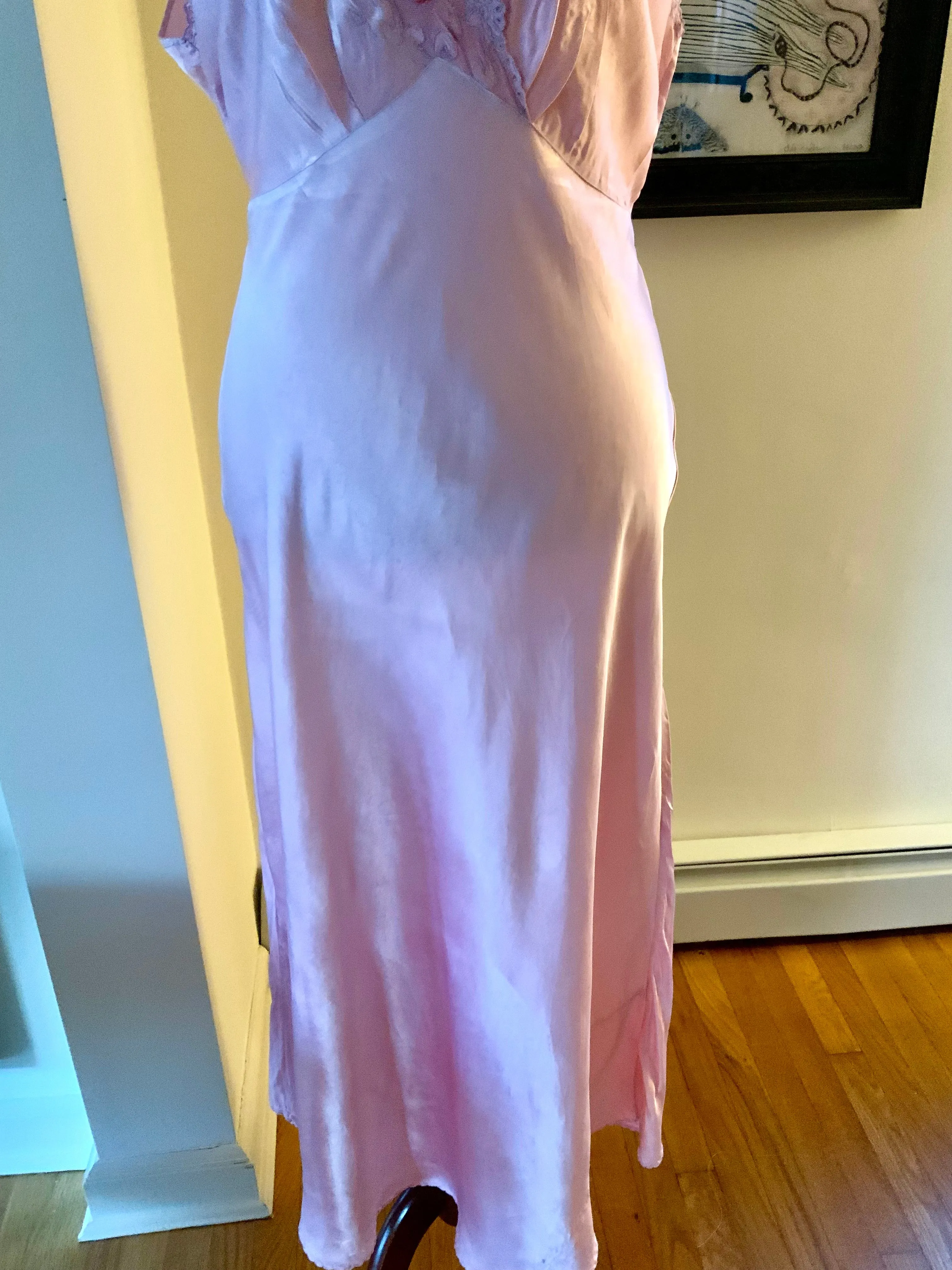 Hand Dyed Nightgown - 40s 40Q