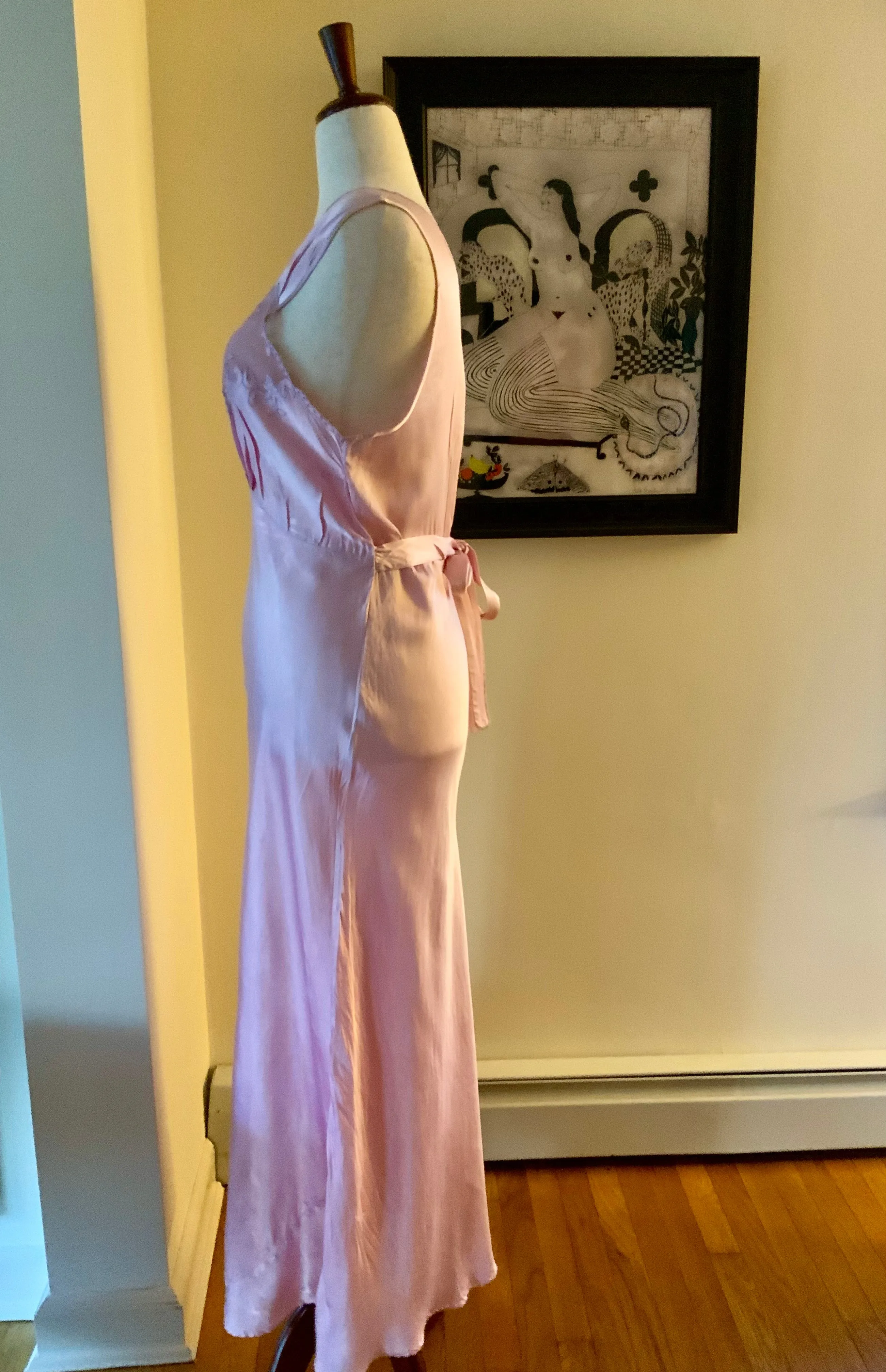 Hand Dyed Nightgown - 40s 40Q