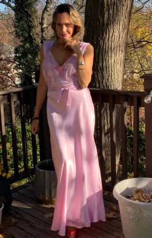 Hand Dyed Nightgown - 40s 40Q