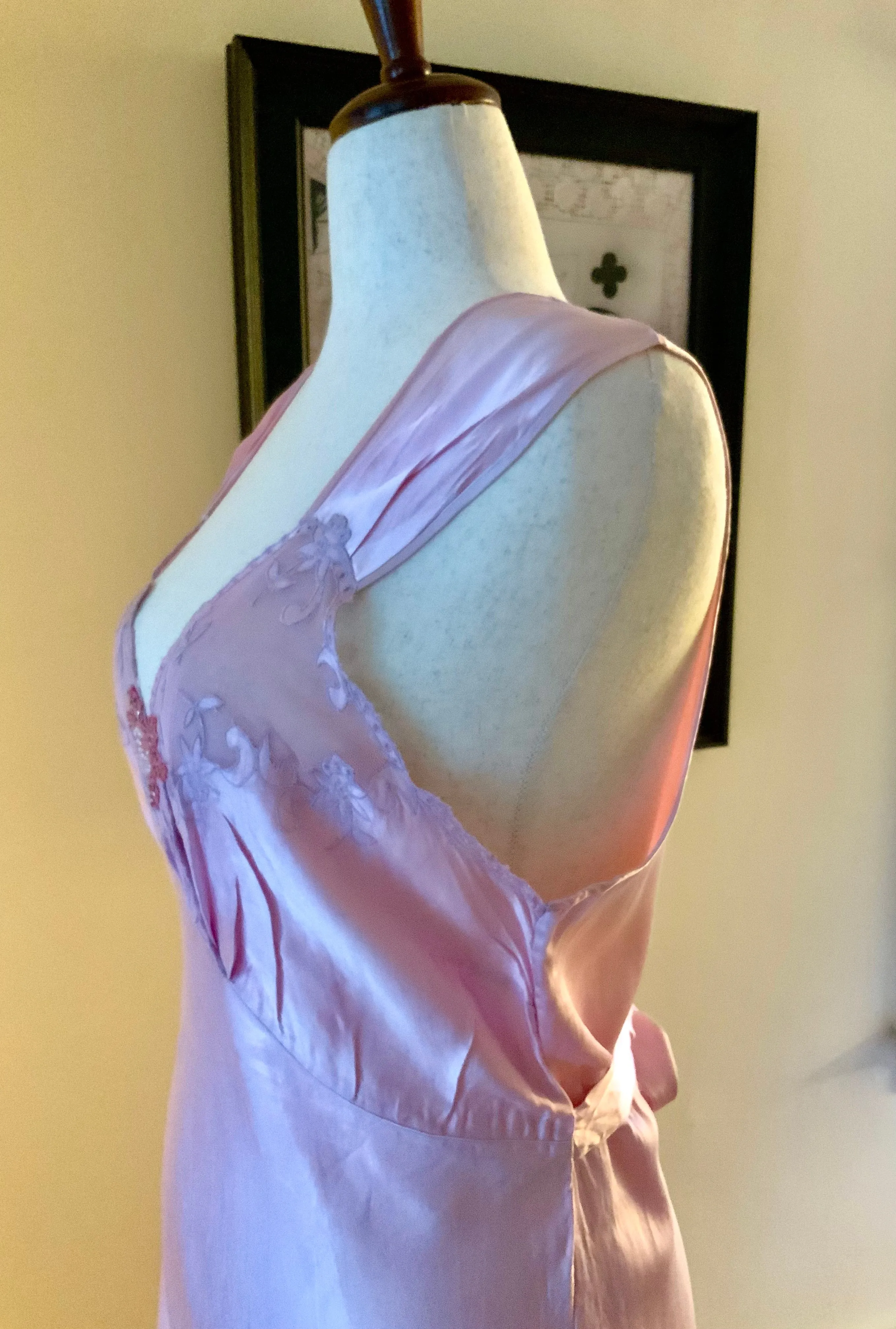 Hand Dyed Nightgown - 40s 40Q