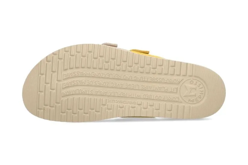 'Happy' women's sandal - Beige Yellow