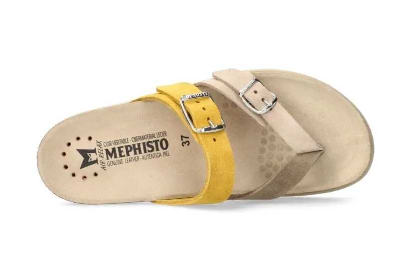 'Happy' women's sandal - Beige Yellow