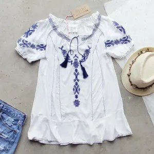 Harlow Embroidered Tunic (wholesale)
