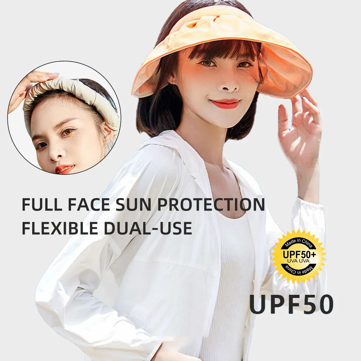 Headband UV Sun Protection Visor