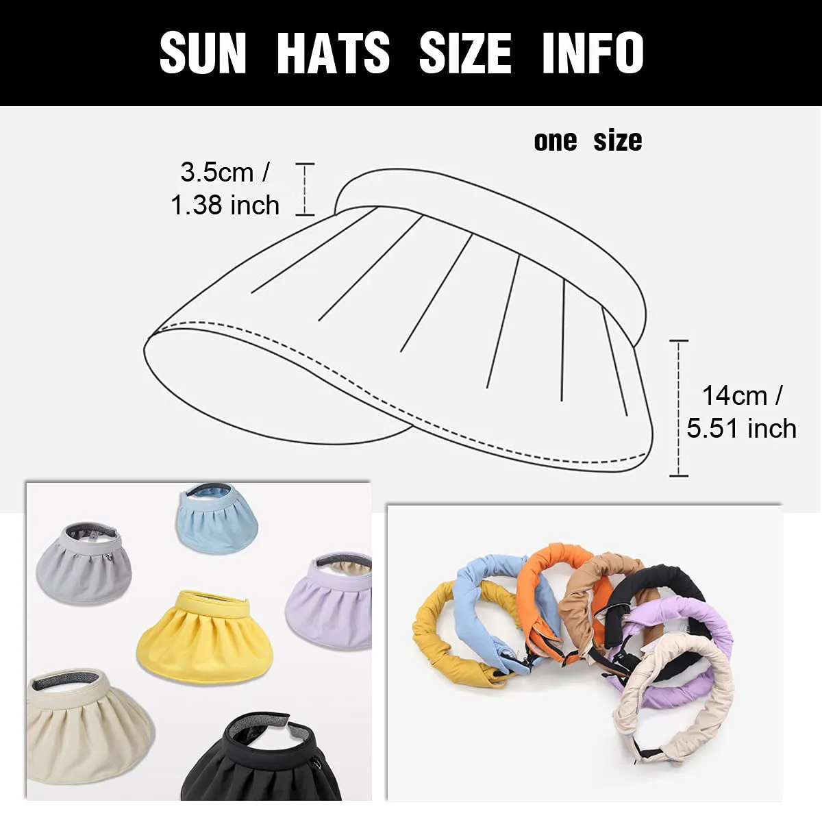 Headband UV Sun Protection Visor