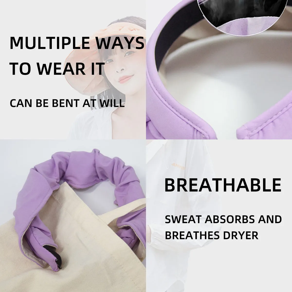 Headband UV Sun Protection Visor