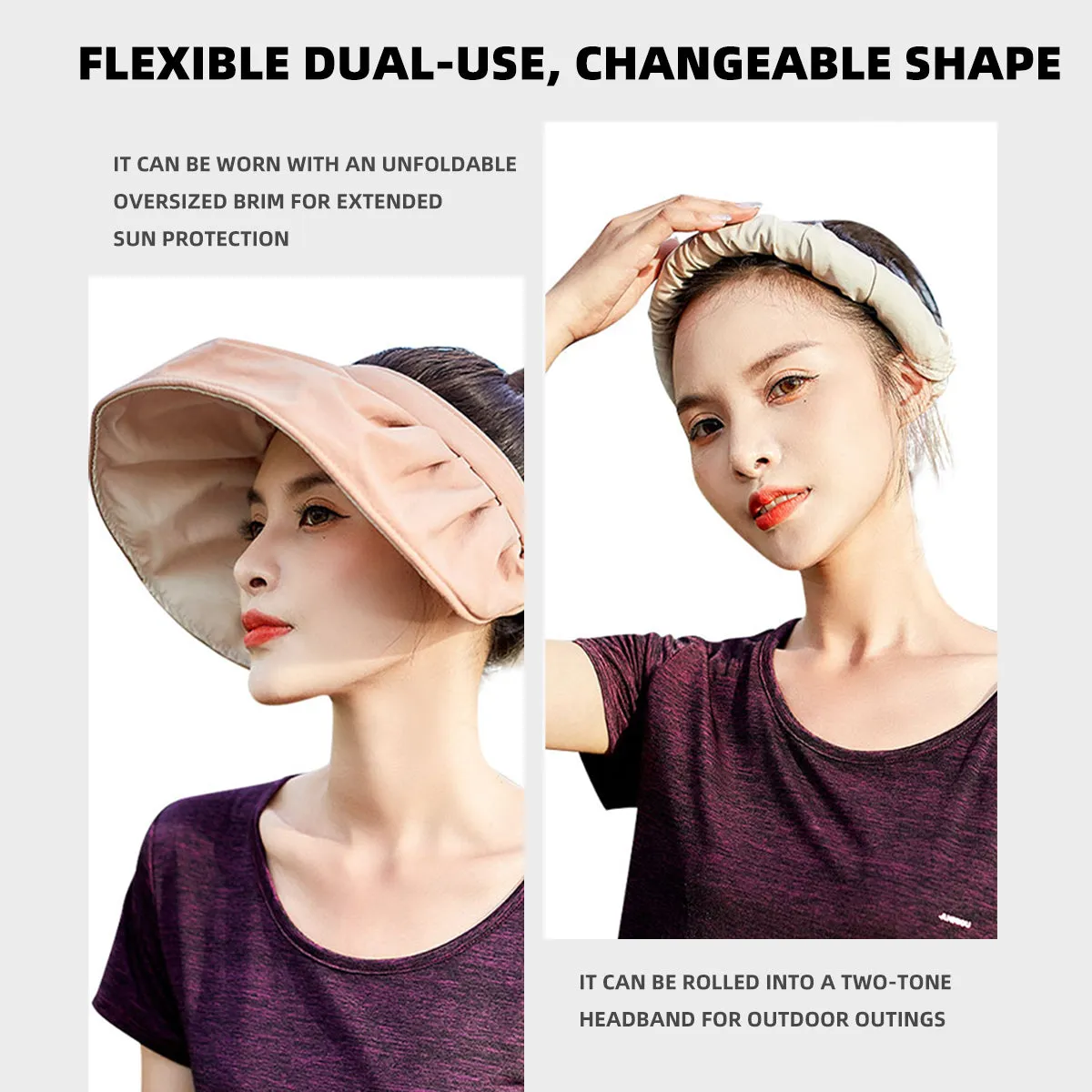 Headband UV Sun Protection Visor