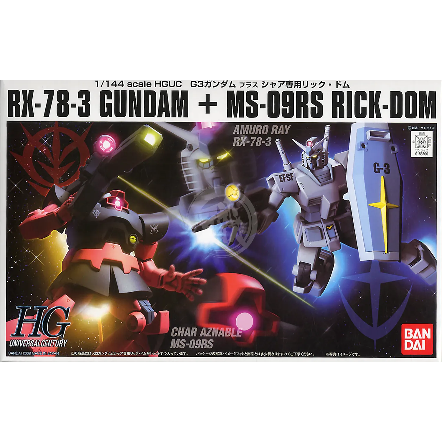 HG Gundam G-3   Char's Rick Dom Set
