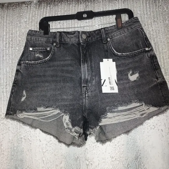 High rise shorts