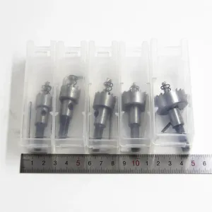 High Speed Steel Sawtooth drill bits set Tapper Aluminium & Iron Plate 16/30mm