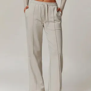 High-Waisted Loose Fit Women's Sweatpants with Pockets